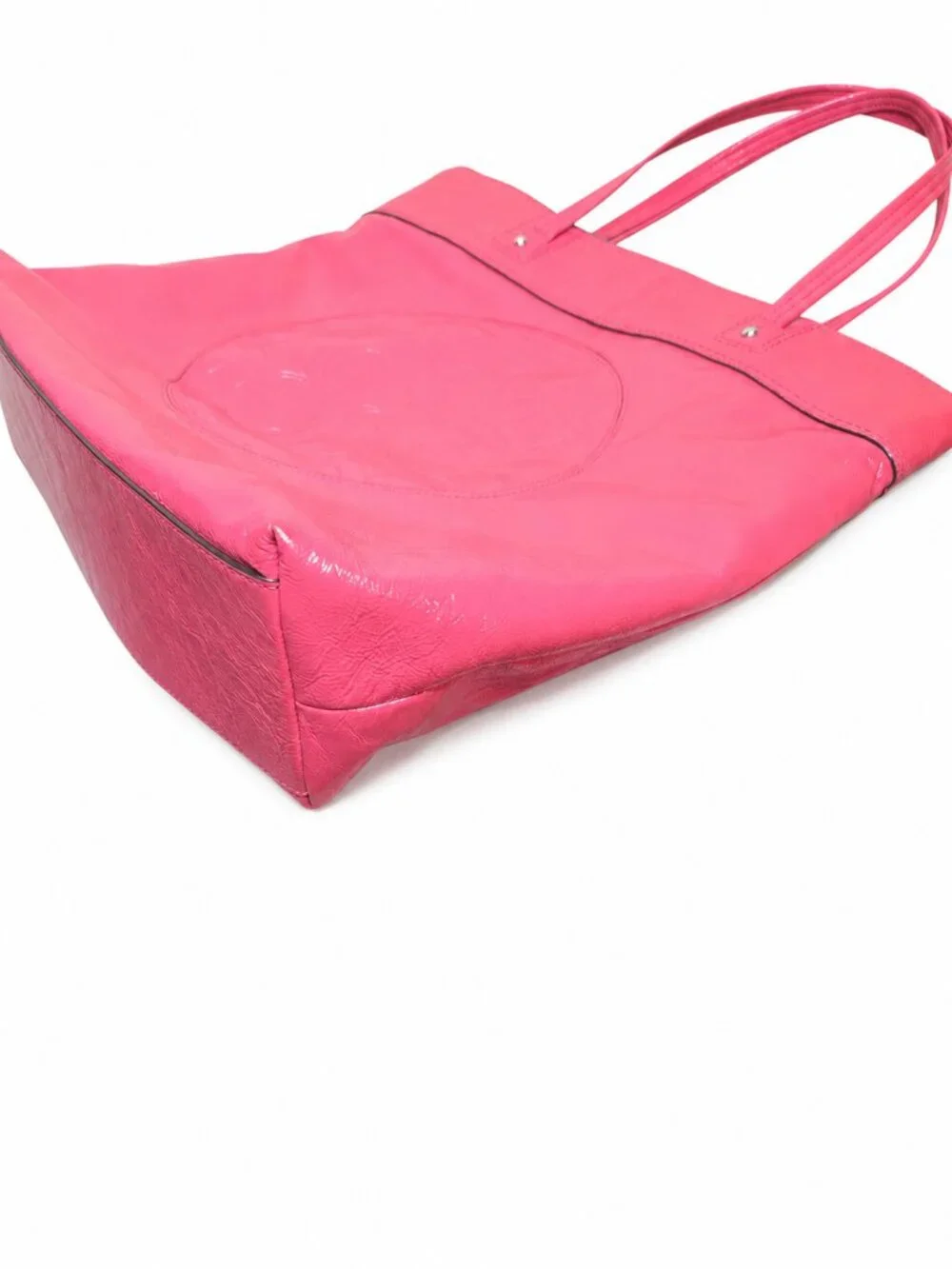 Coach‎ Laura F18900 Coral Pink Patent Leather Large Tote Bag